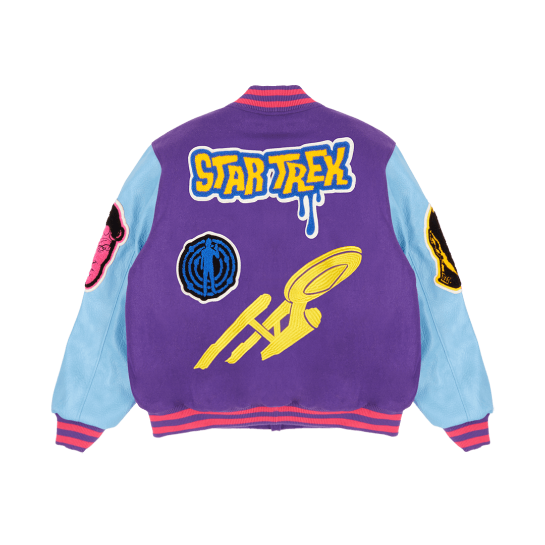 Star Trek x Kid Cudi custom varsity jacket back