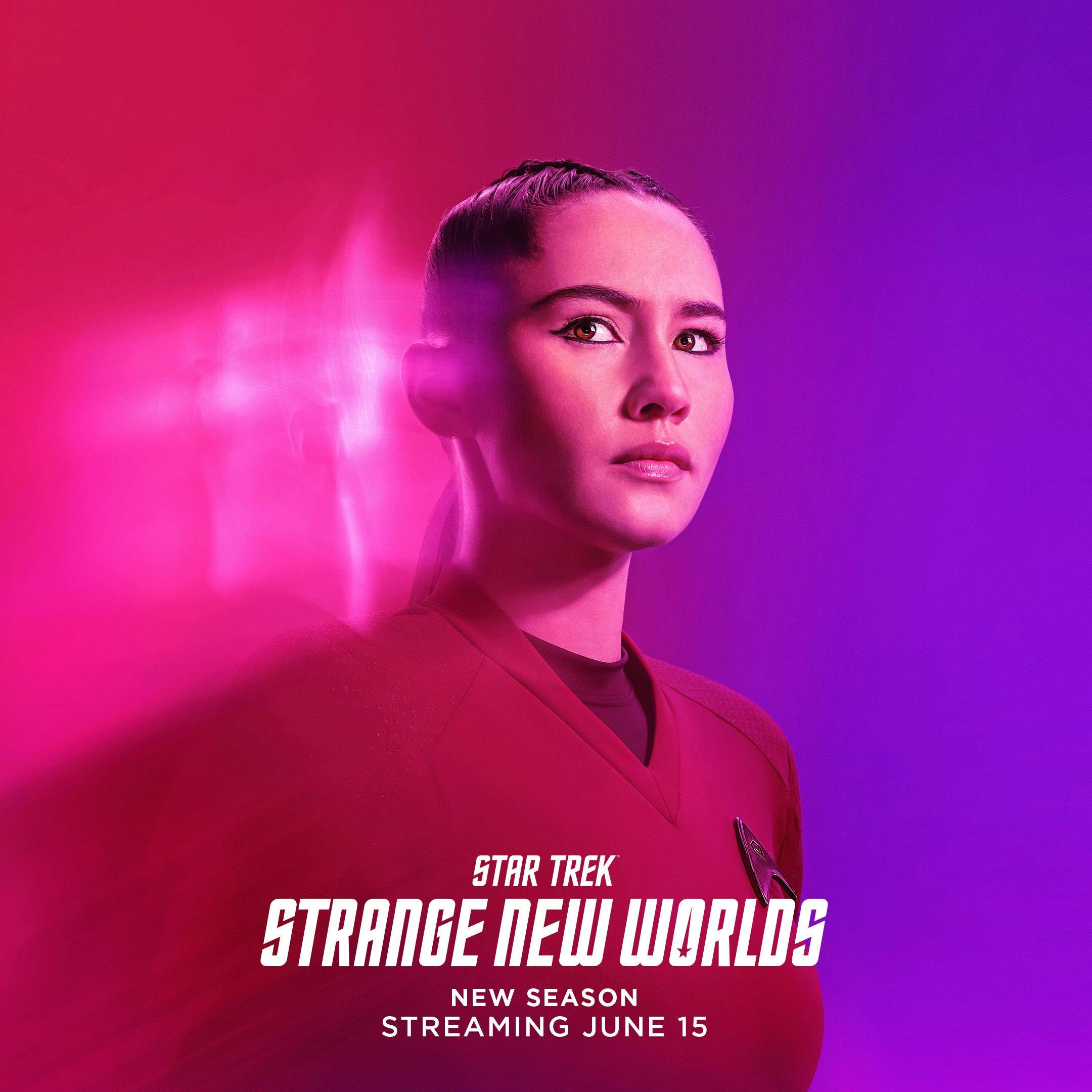 Star Trek: Strange New Worlds Season 2 Character Art | Christina Chong as La’an Noonien-Singh
