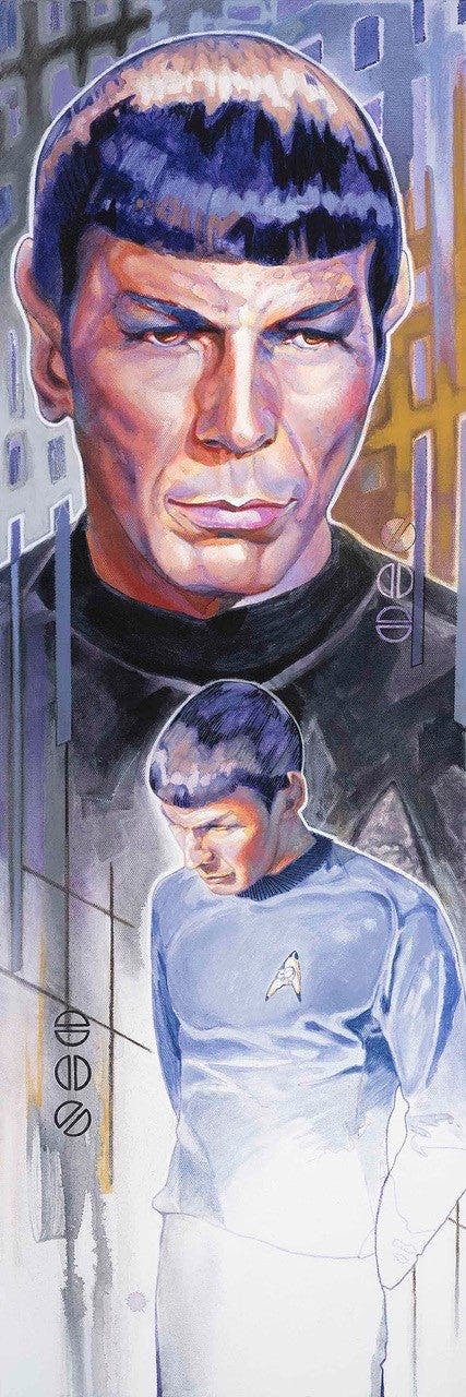 One of Maharaj's Spock portraits from 