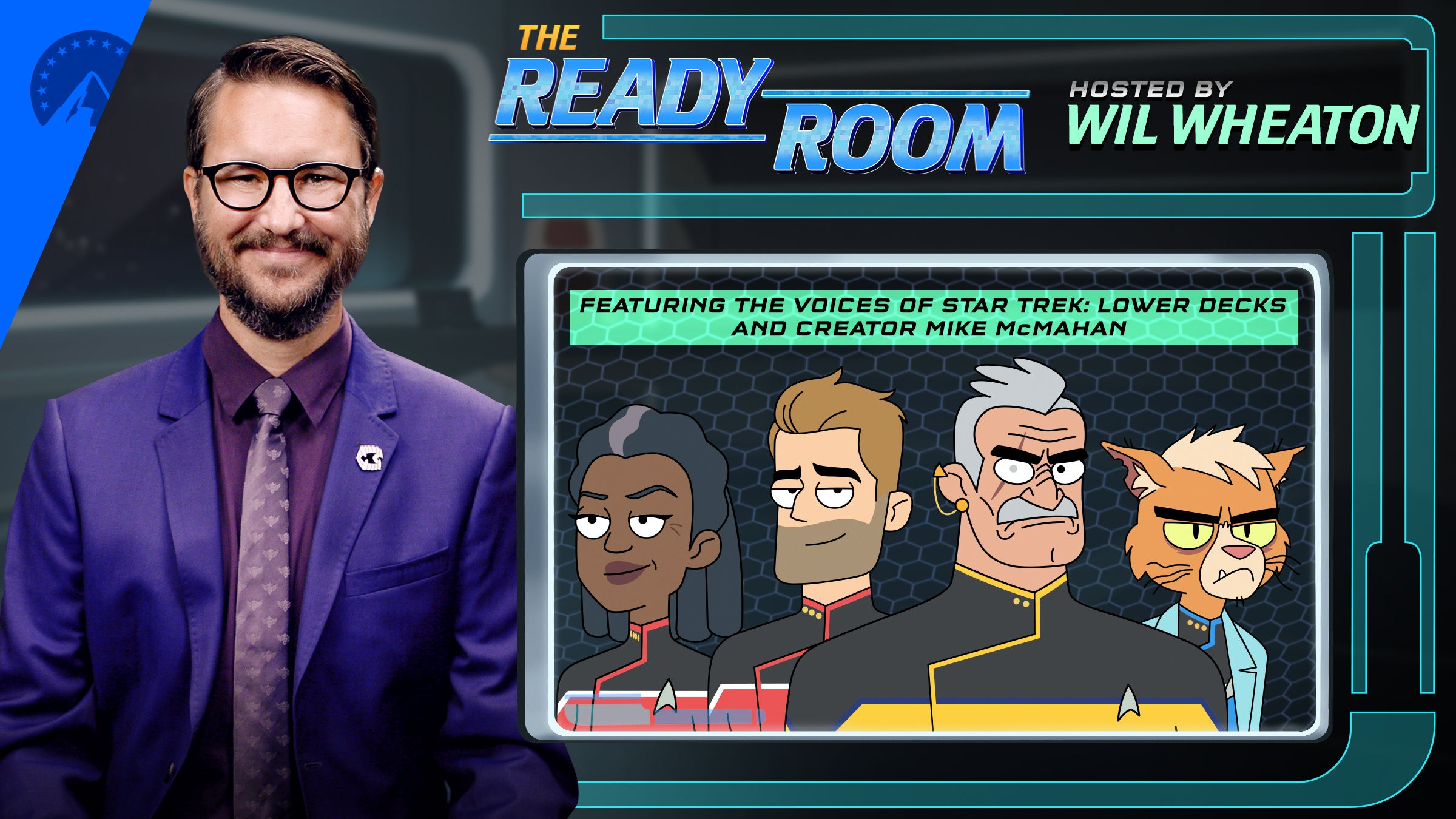 Wil Wheaton hosts the cast and creator of Star Trek: Lower Decks in this episode of Ready Room