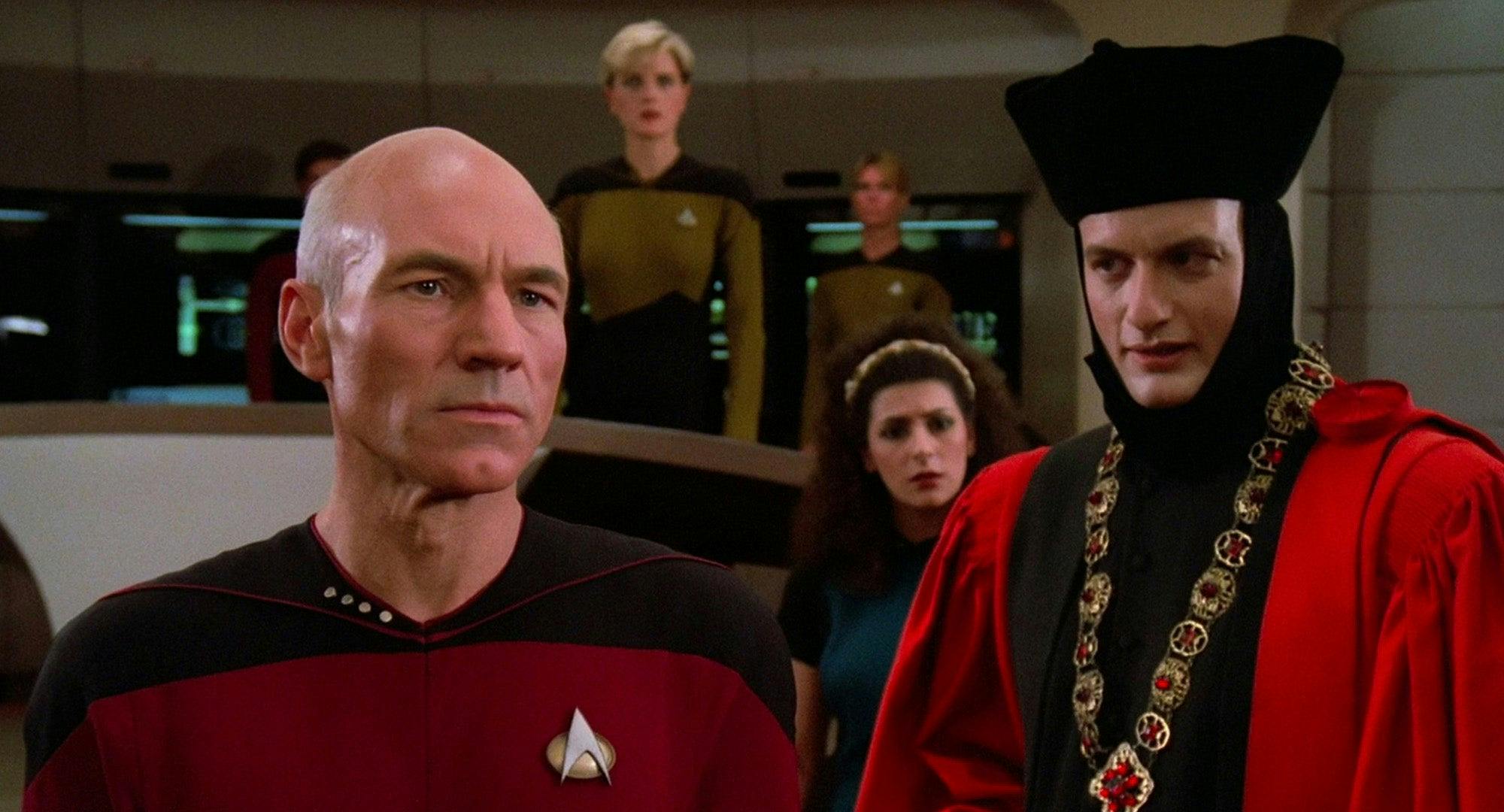 Star Trek: The Next Generation, "Encounter at Farpoint"