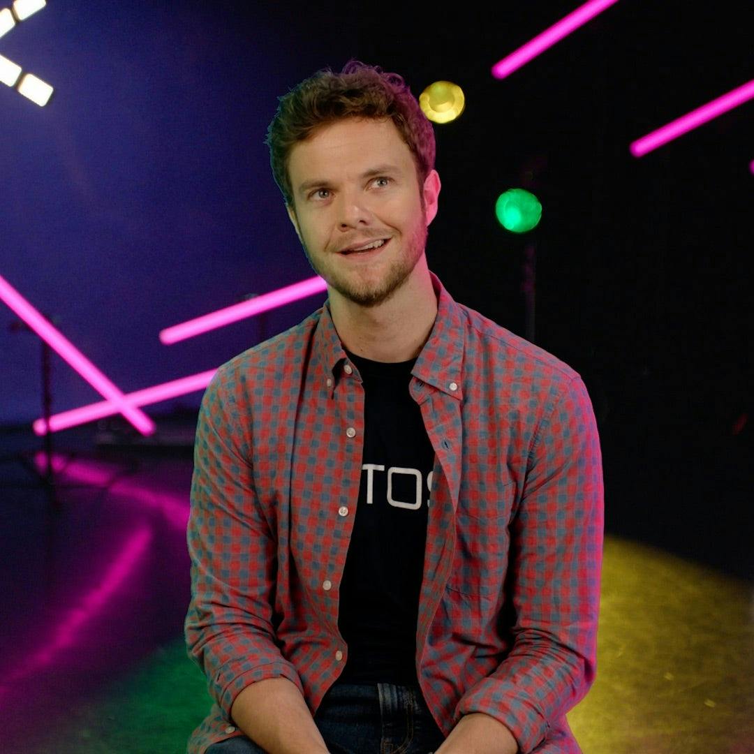 Still of Jack Quaid of Star Trek: Lower Decks thinking of his response to an interview question