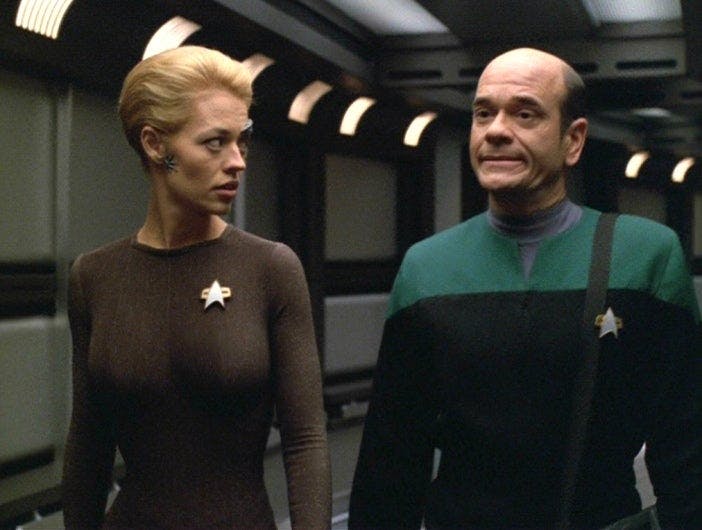 The Doctor and Seven of Nine