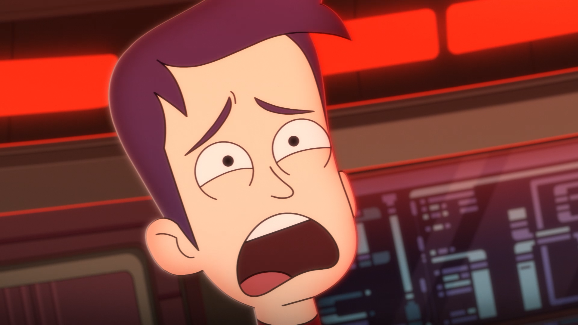 Boimler Screams Onboard the U.S.S. Titan