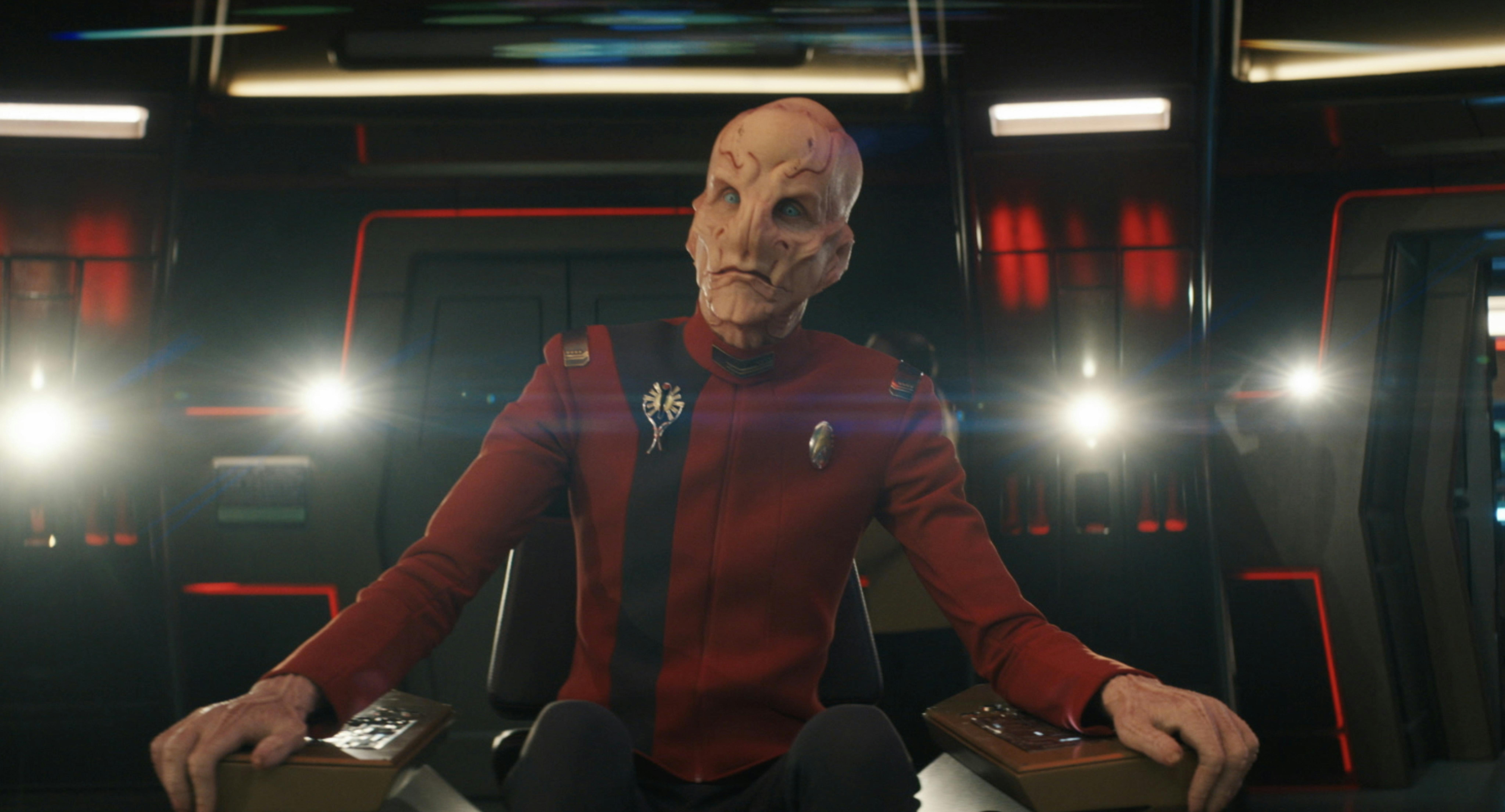 Star Trek: Discovery's Saru in captain's chair for season five 