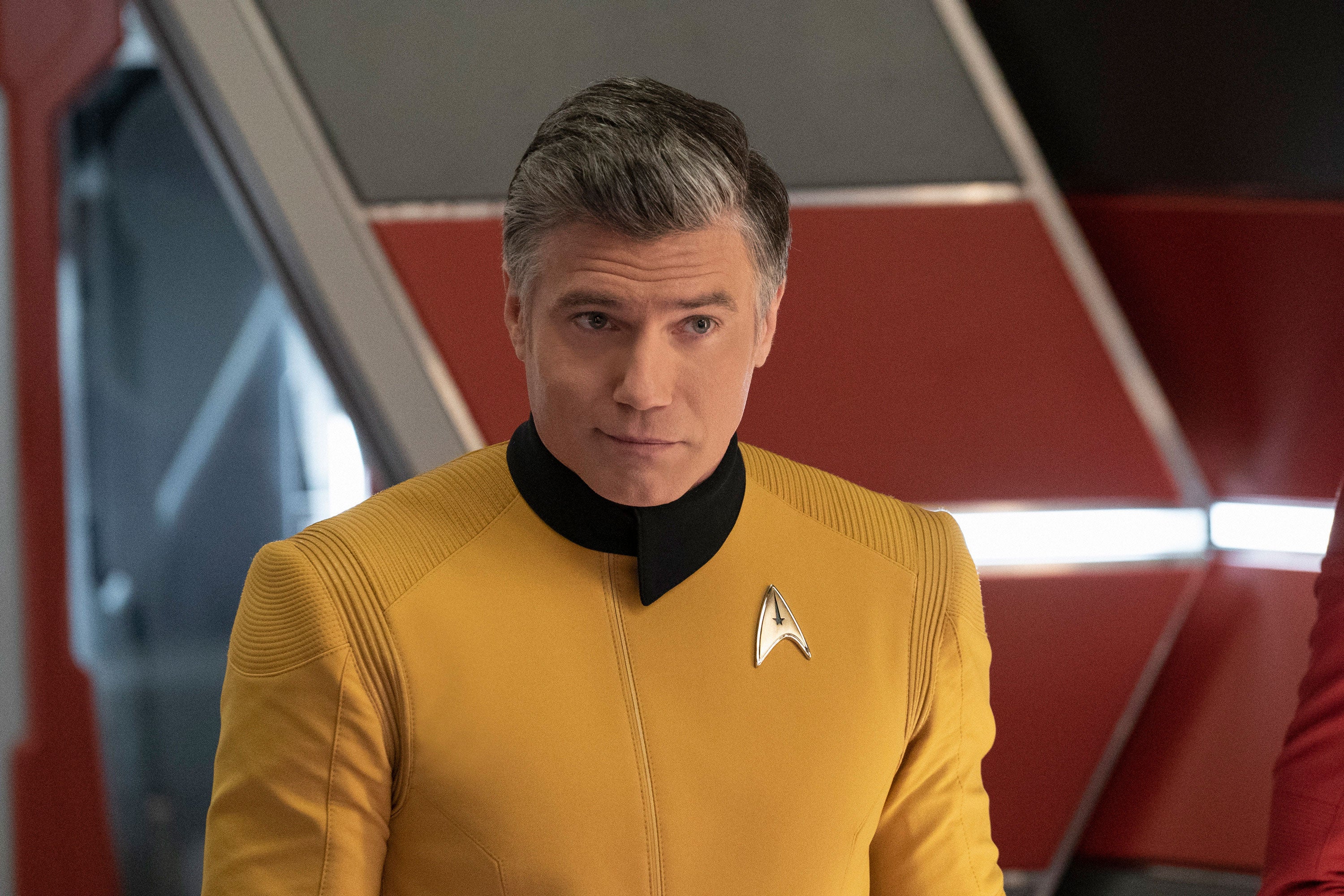 Anson Mount stars as Captain Pike in Season 3 of Star Trek: Discovery