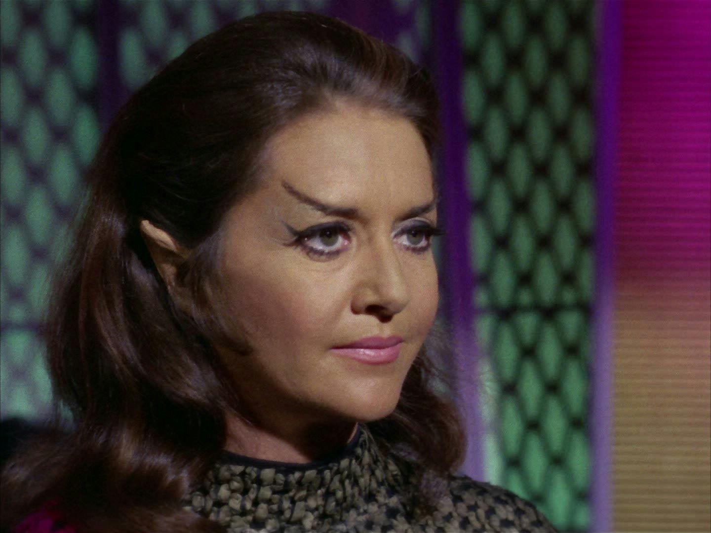 Close-up of the Romulan Commander in 'The Enterprise Incident'