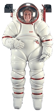 NASA’s AX-5 space suit design concept prototype. 