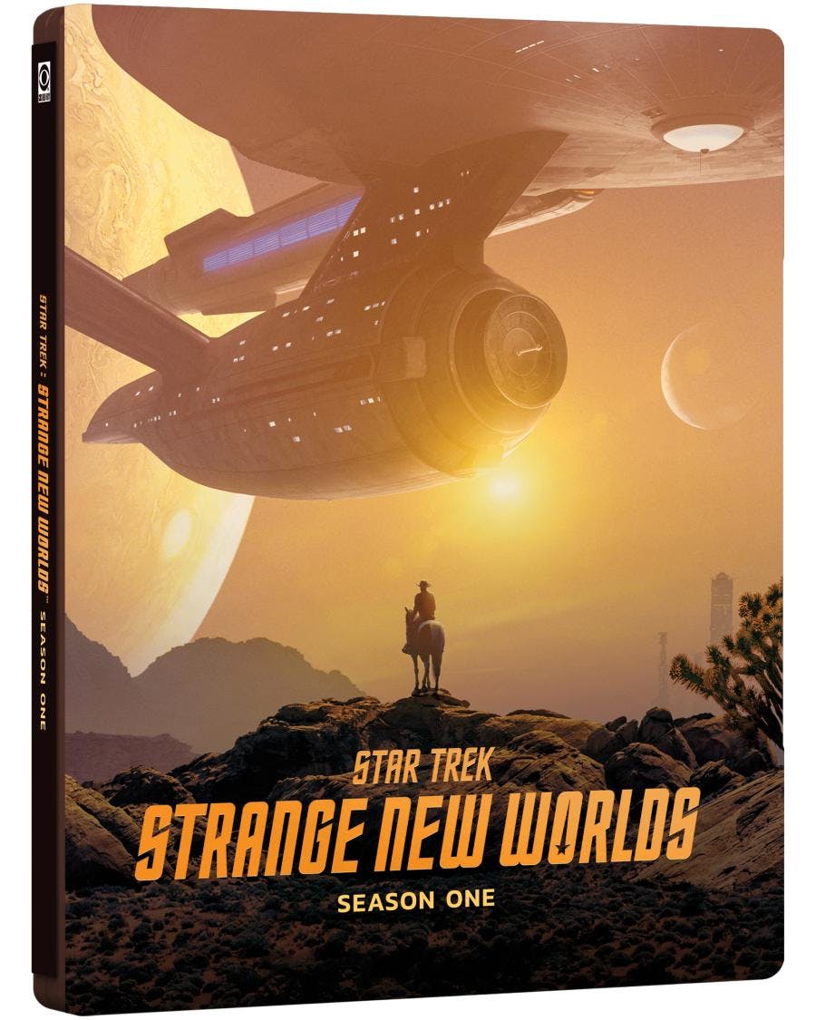 3D rendering of Star Trek: Strange New Worlds Season 1 Limited Edition Blu-ray Steelbook