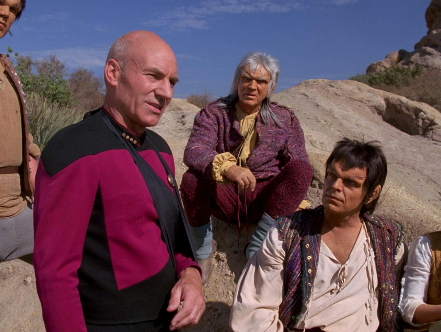 Picard with the pre-warp society of 