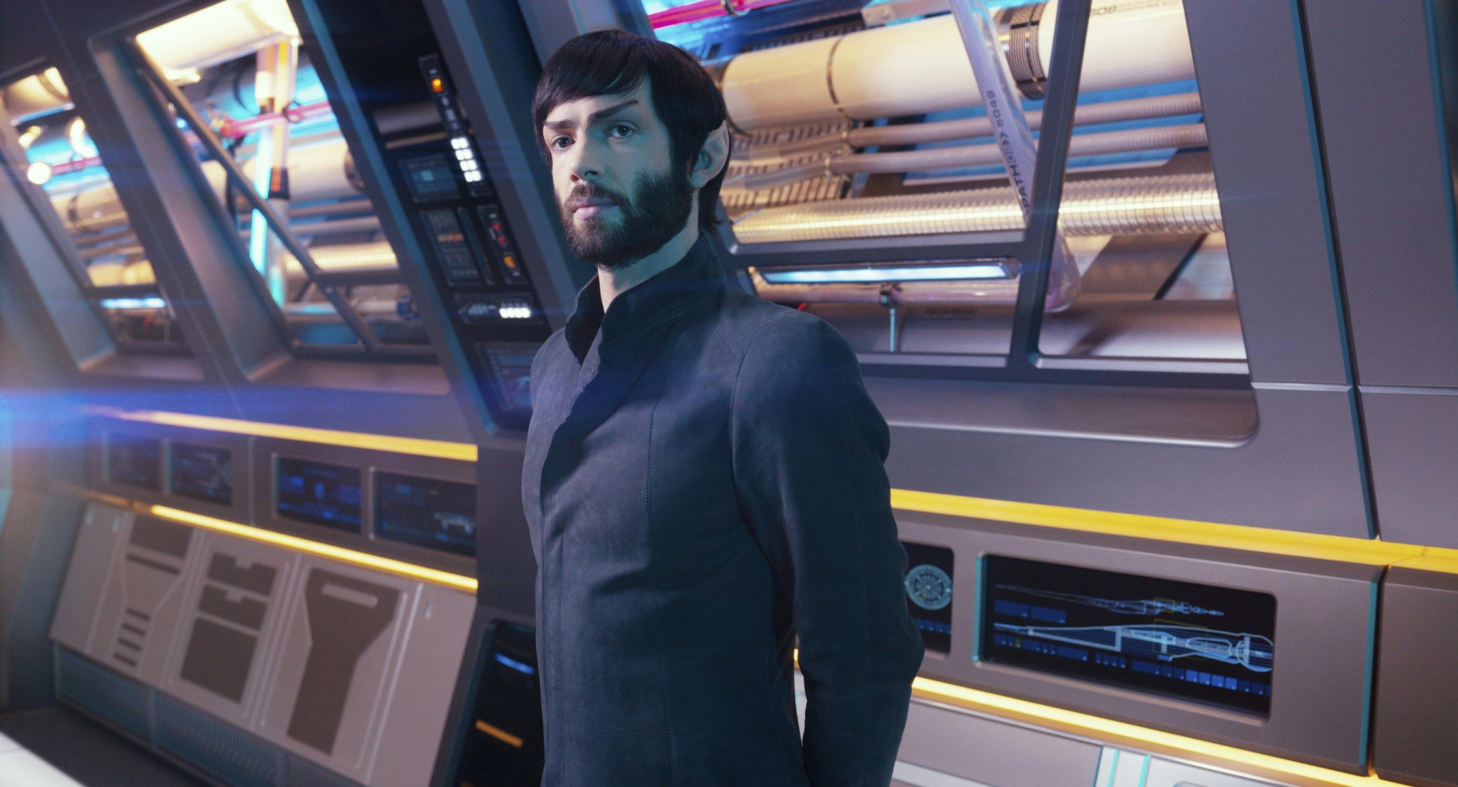 Ethan Peck as Spock on Star Trek Discovery