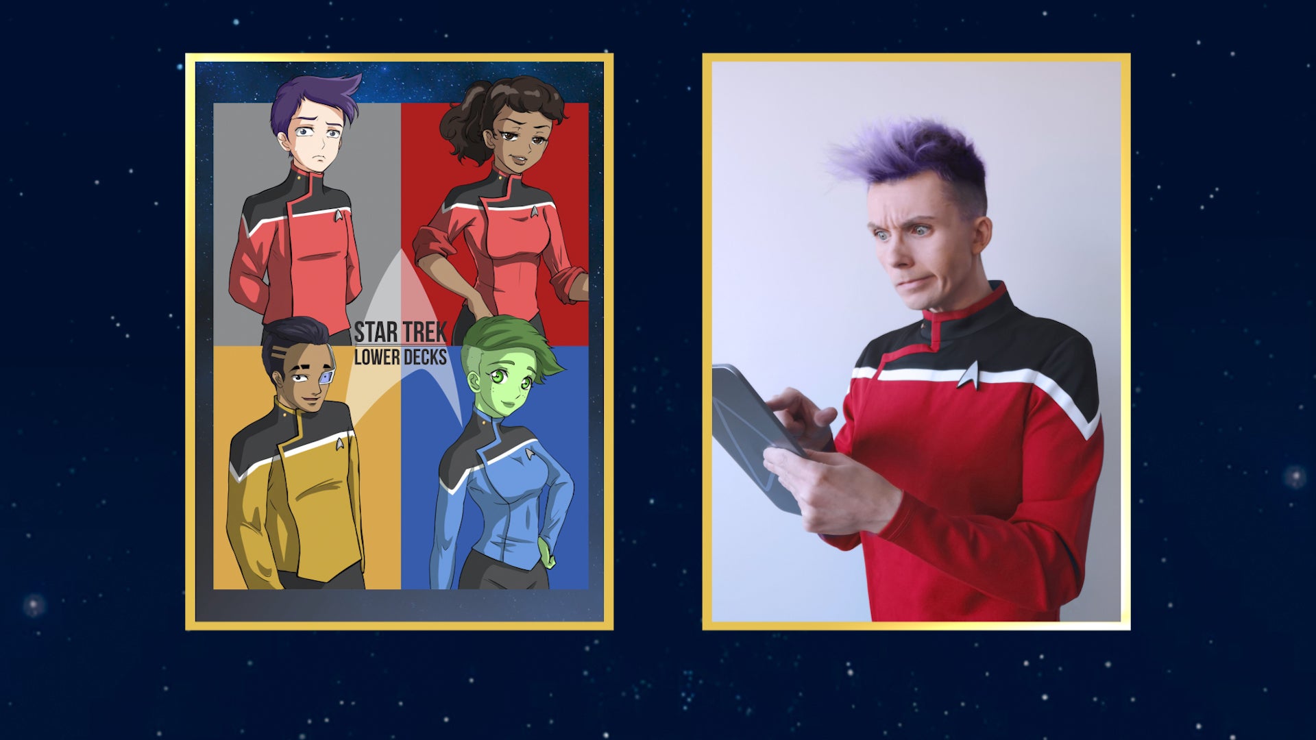 Featured fan art from Star Trek: Lower Decks