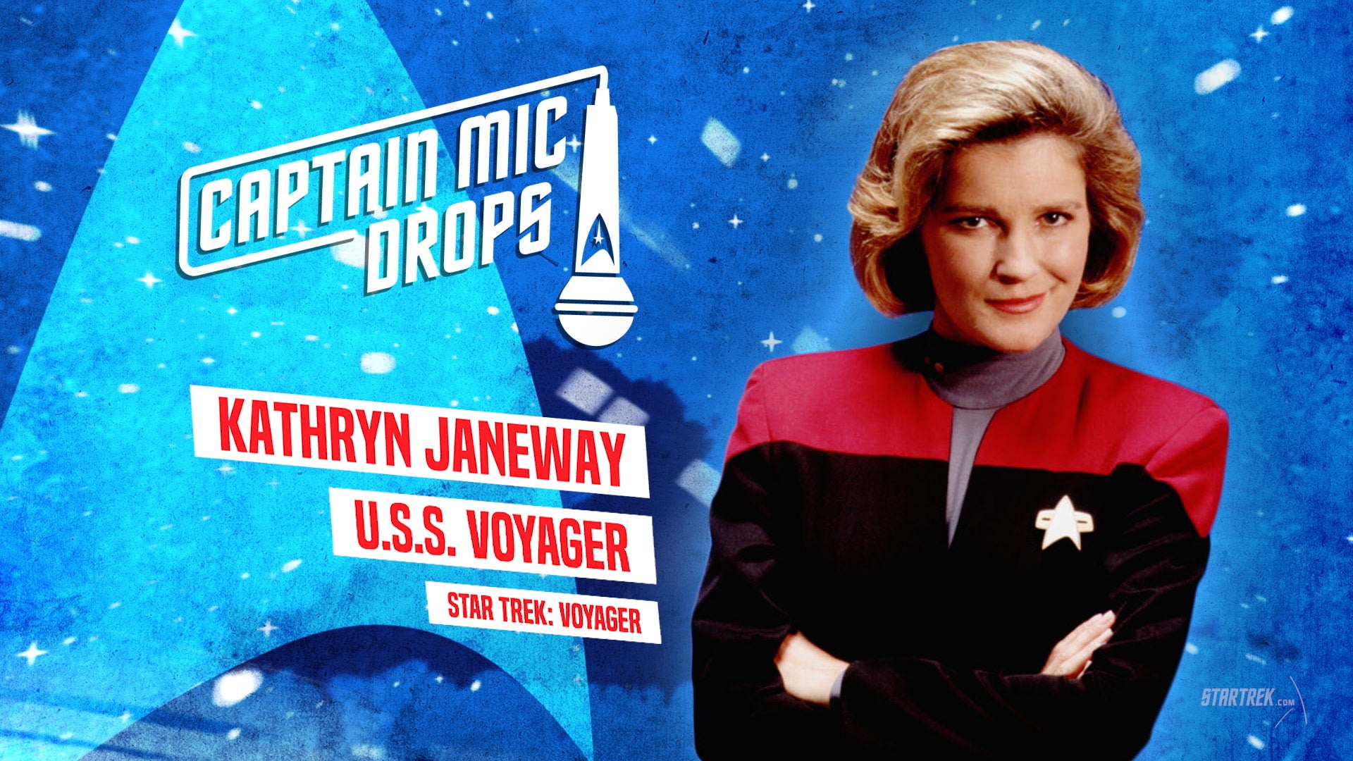 Captain Kathryn Janeway - Mic Drop