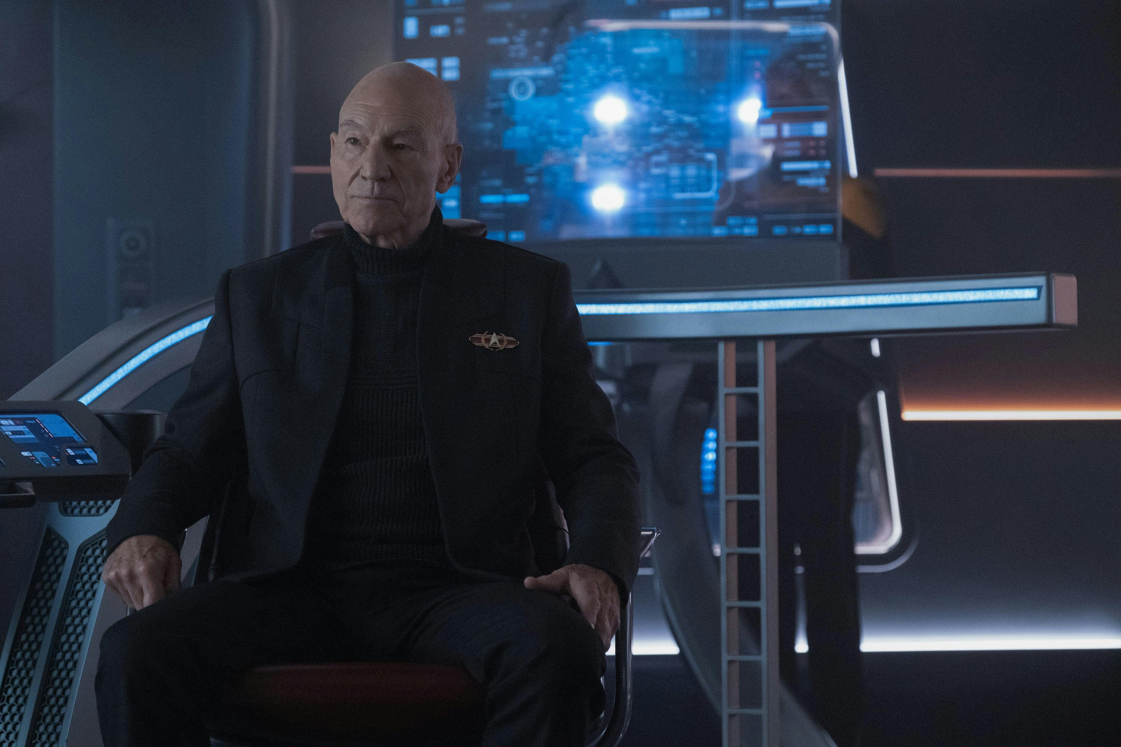 Star Trek: Picard - Admiral Jean-Luc Picard sits aboard the Titan