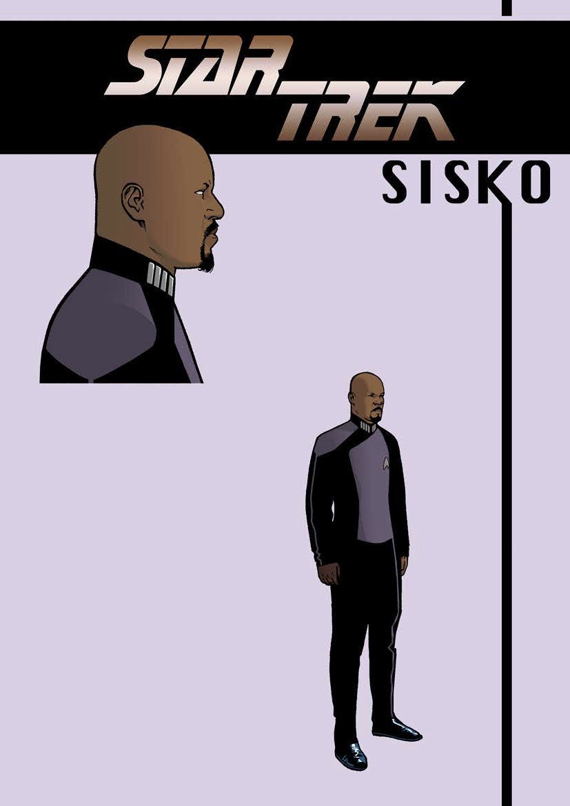 STAR TREK #1 - Sisko character design by Ramon Rosanas 