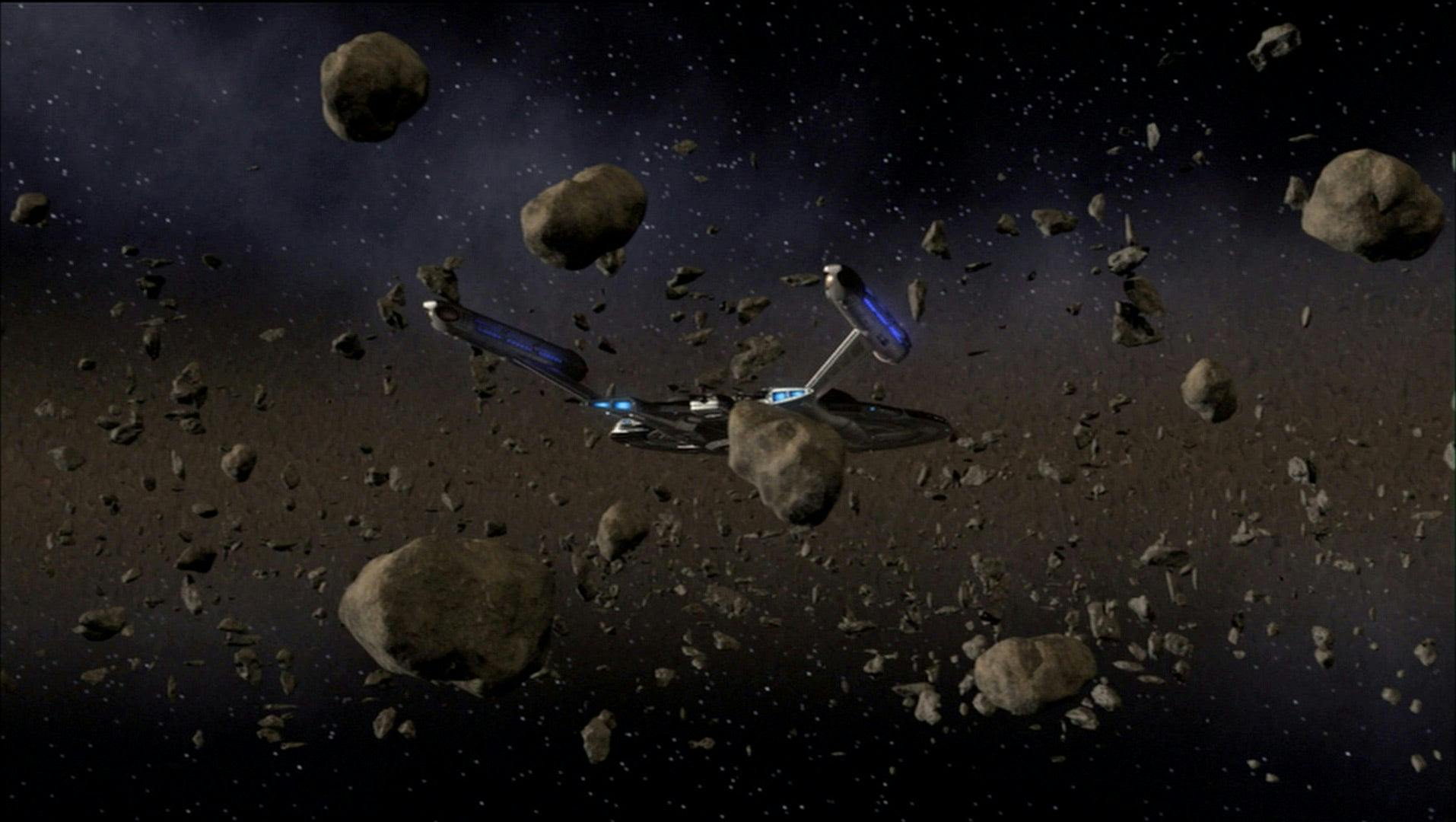 On Star Trek: Enterprise, Archer discovers that the Xindi homeworld is destroyed and is now only a field of debris