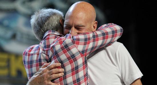Alex Kurtzman and Patrick Stewart