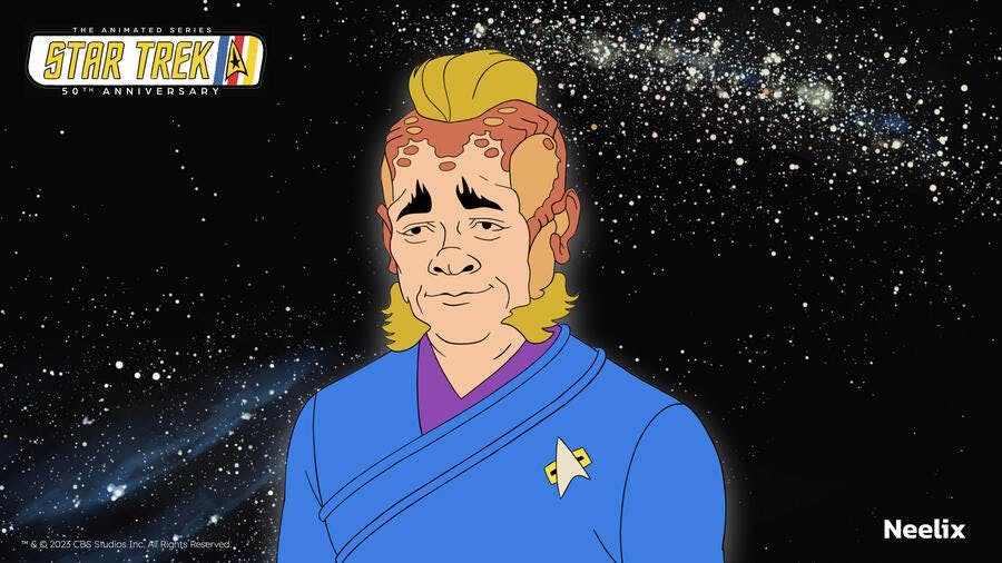 Star Trek: The Animated Celebration Character Design of Neelix