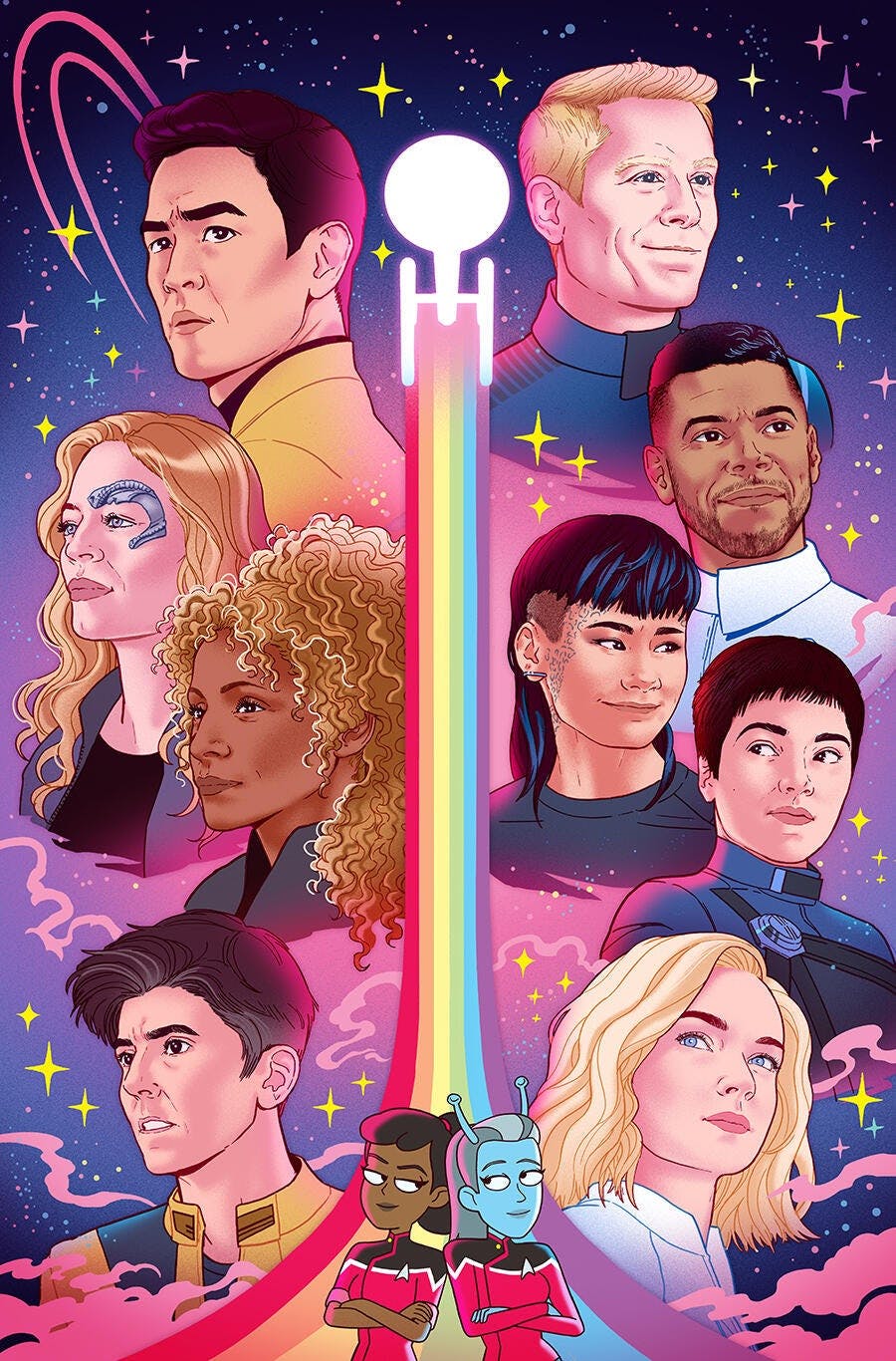 Star Trek Pride cover art by Paulina Ganucheau