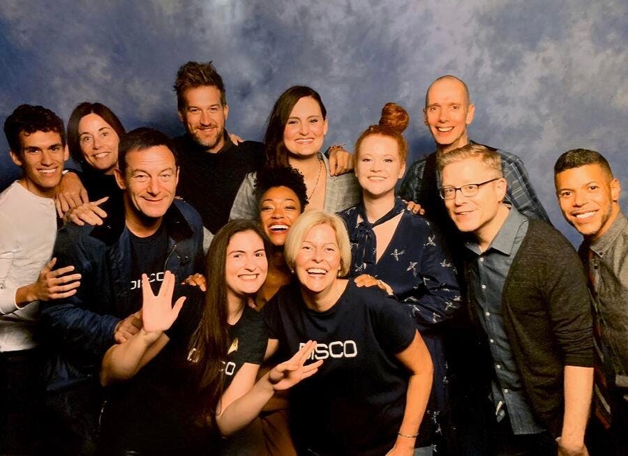 Steffi Hochriegl (and friend Sue) with Discovery cast.