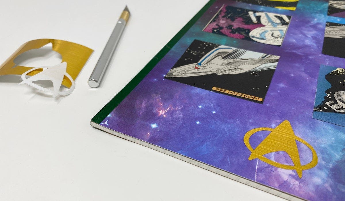 Star Trek Back-to-School Notebook Craft