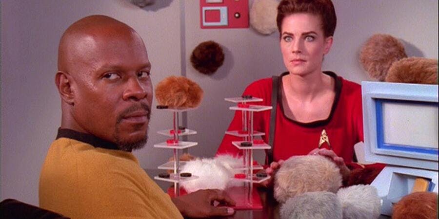 Time travel was featured in the 'DS9' episode 'Trials and Tribble-ations'