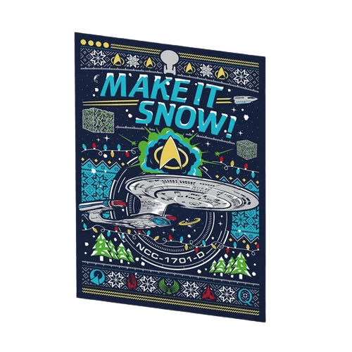 Star Trek: The Next Generation: The 55 Collection: Holiday Card: Make It Snow!