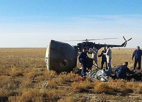 Soyuz MS10 Emergency Landing