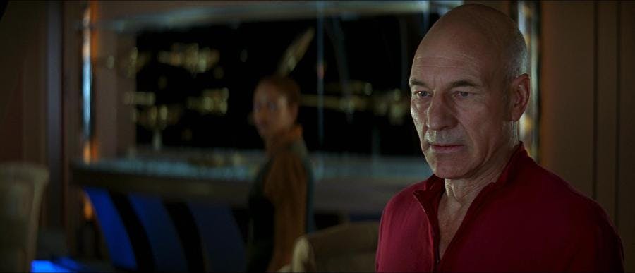 Picard reflects on Moby Dick in Star Trek: First Contact