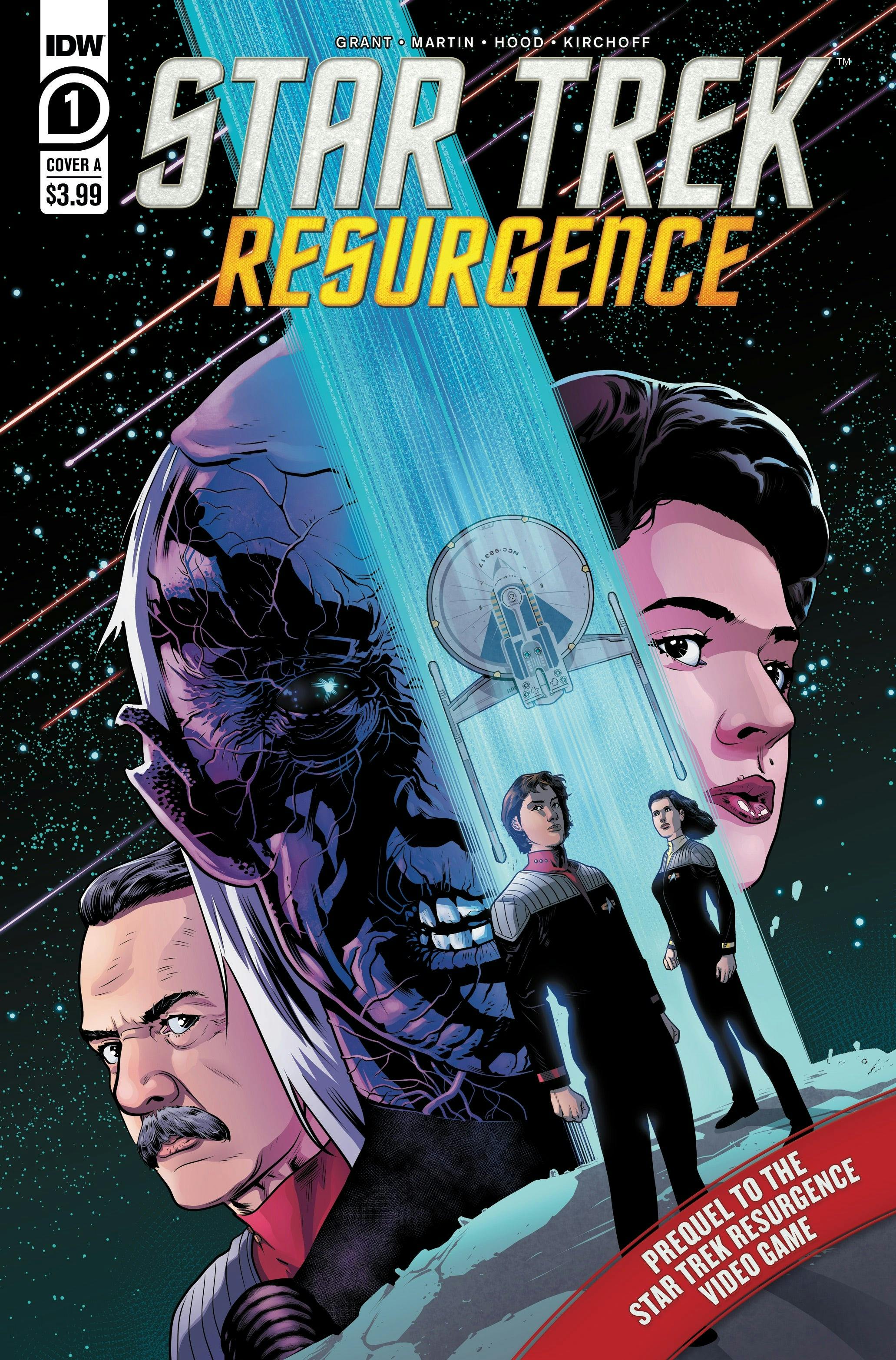 STAR TREK: RESURGENCE #1 Cover A art by Josh Hood