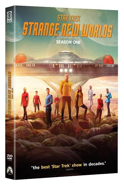 3D rendering of Star Trek: Strange New Worlds Season 1 DVD