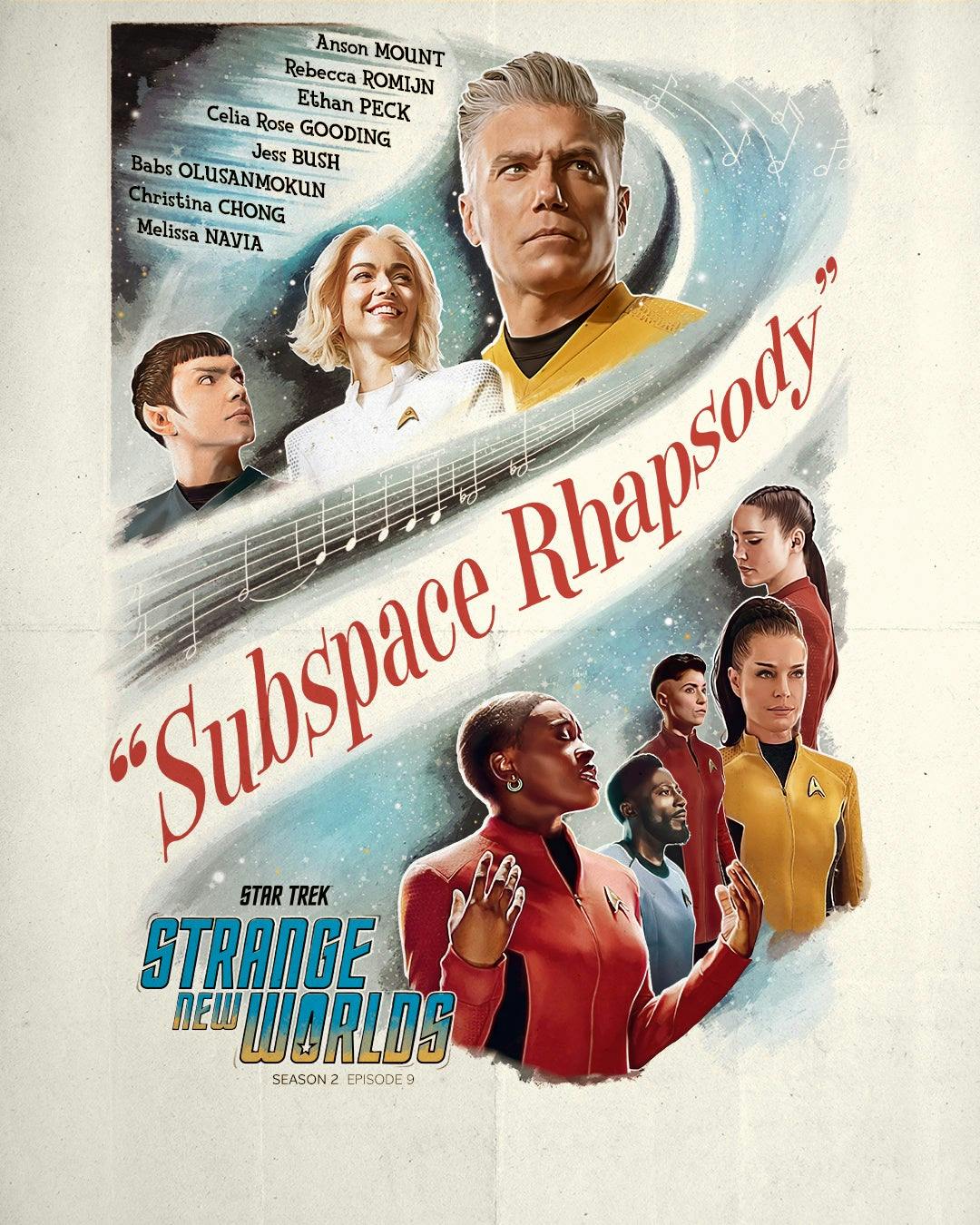 Star Trek: Strange New Worlds - Subspace Rhapsody Musical Poster