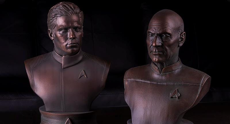 Star Trek: The Next Generation - Captain Picard - Star Trek: Discovery - Captain Pike