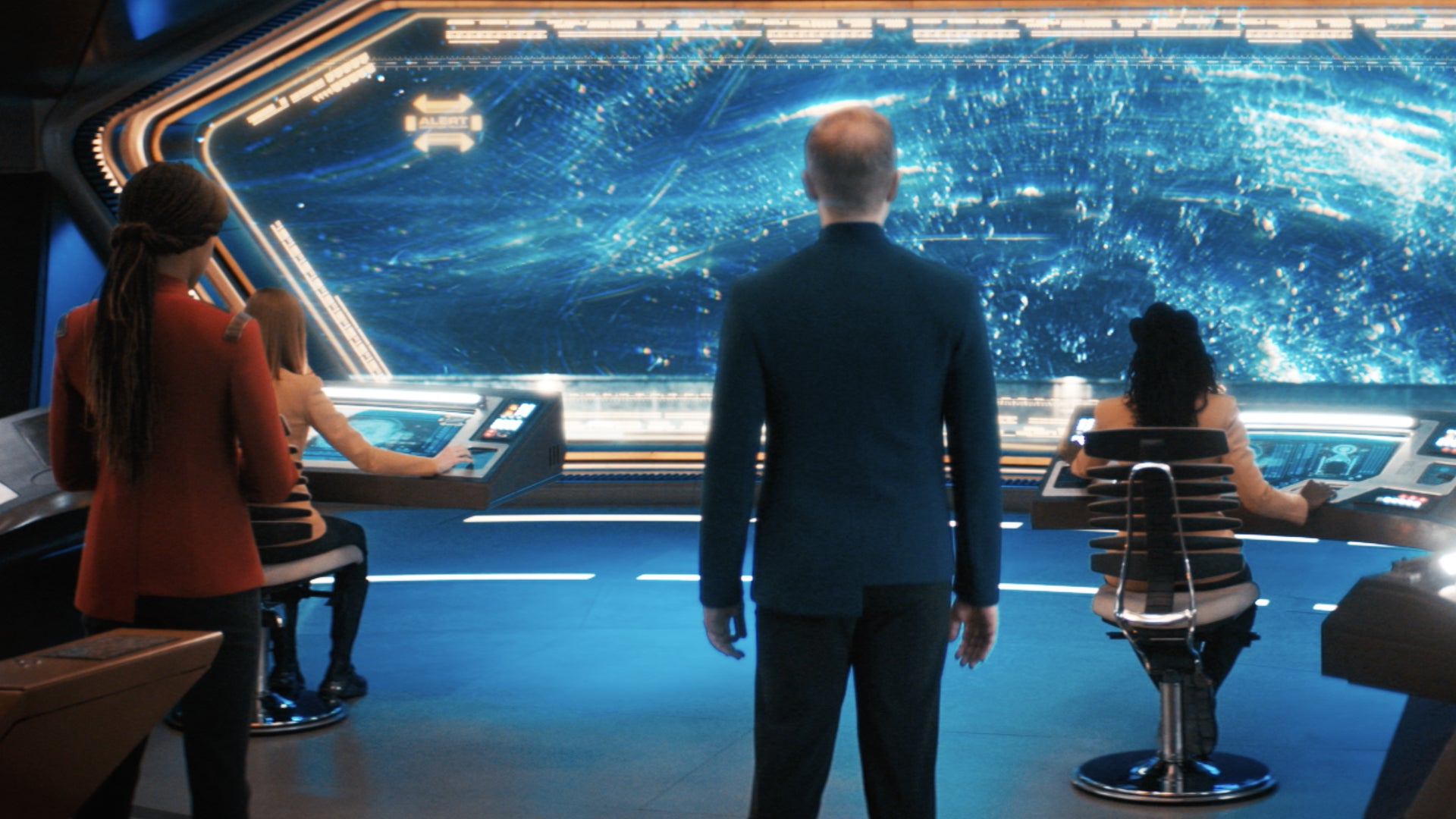 A still image from Star Trek: Discovery season four