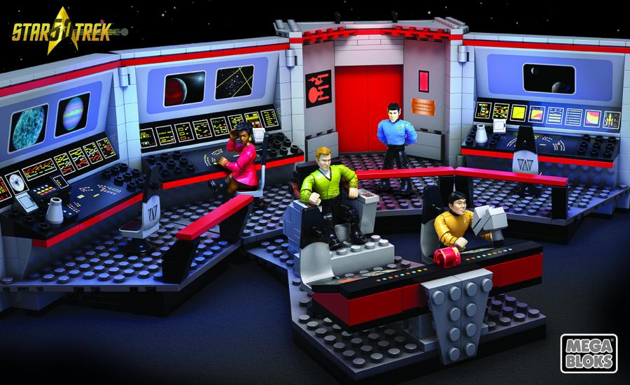 Star Trek Mega Bloks Brücke der TOS selling Enterprise