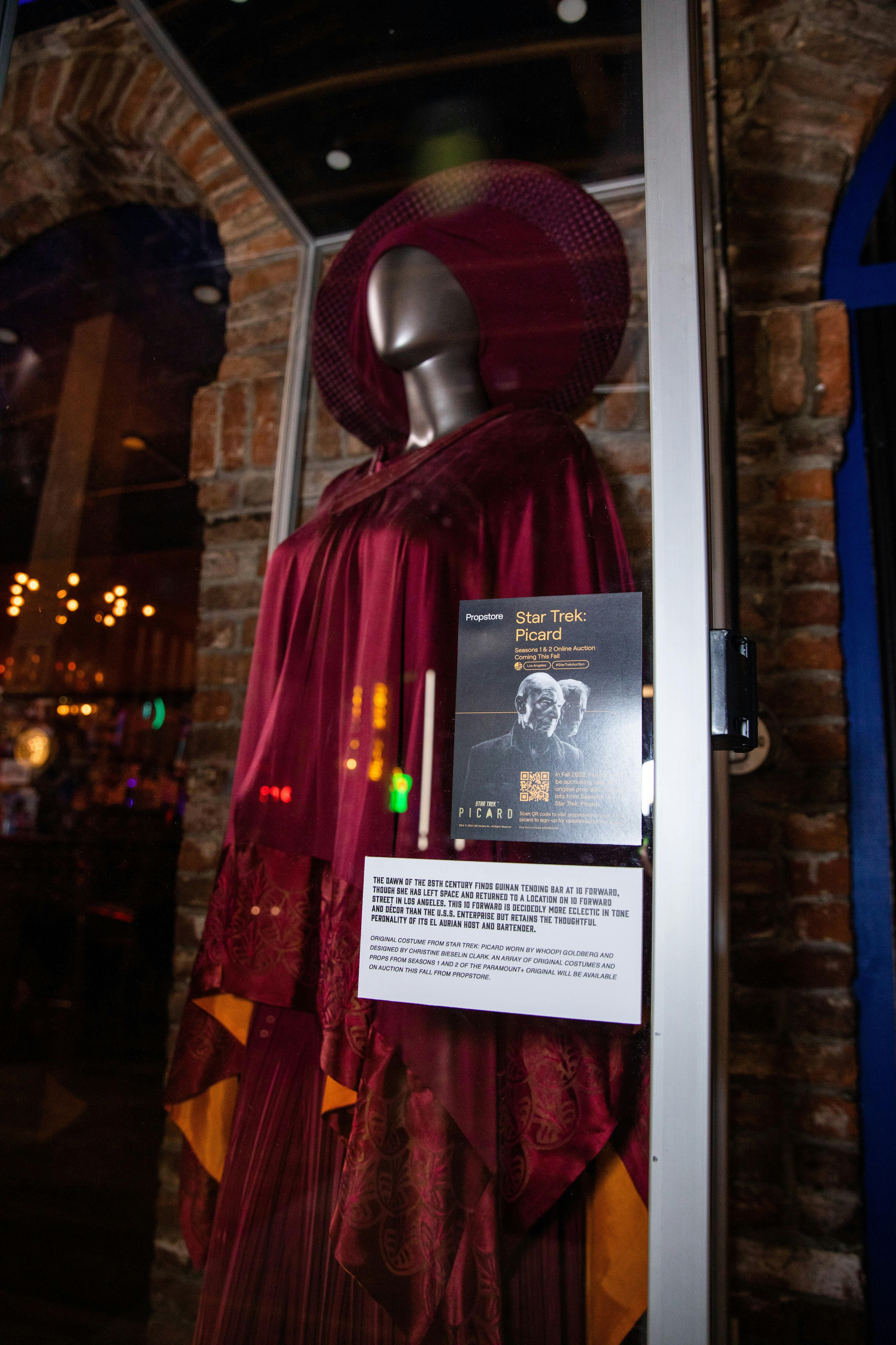One of Guinan's costumes from Star Trek: Picard.