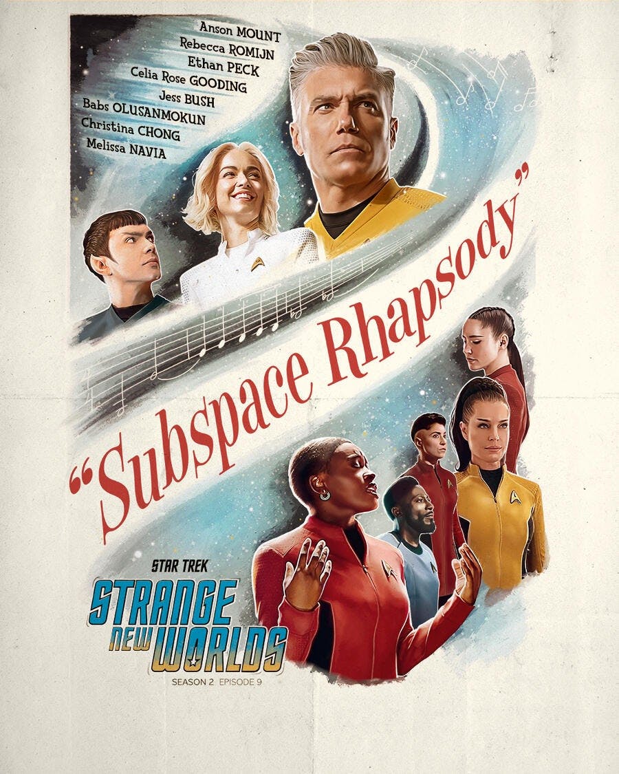 Star Trek: Strange New Worlds - Subspace Rhapsody Musical Poster