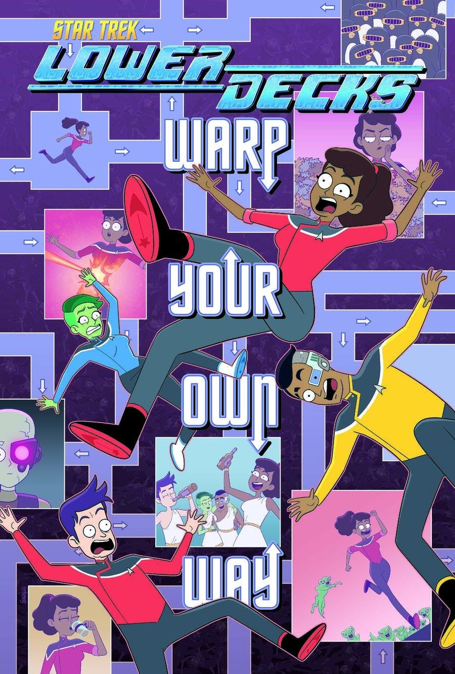 Star Trek: Lower Decks: Warp Your Own Way OGN - Choose Your Own Adventure interactive adventure by Ryan North and Chris Fenoglio