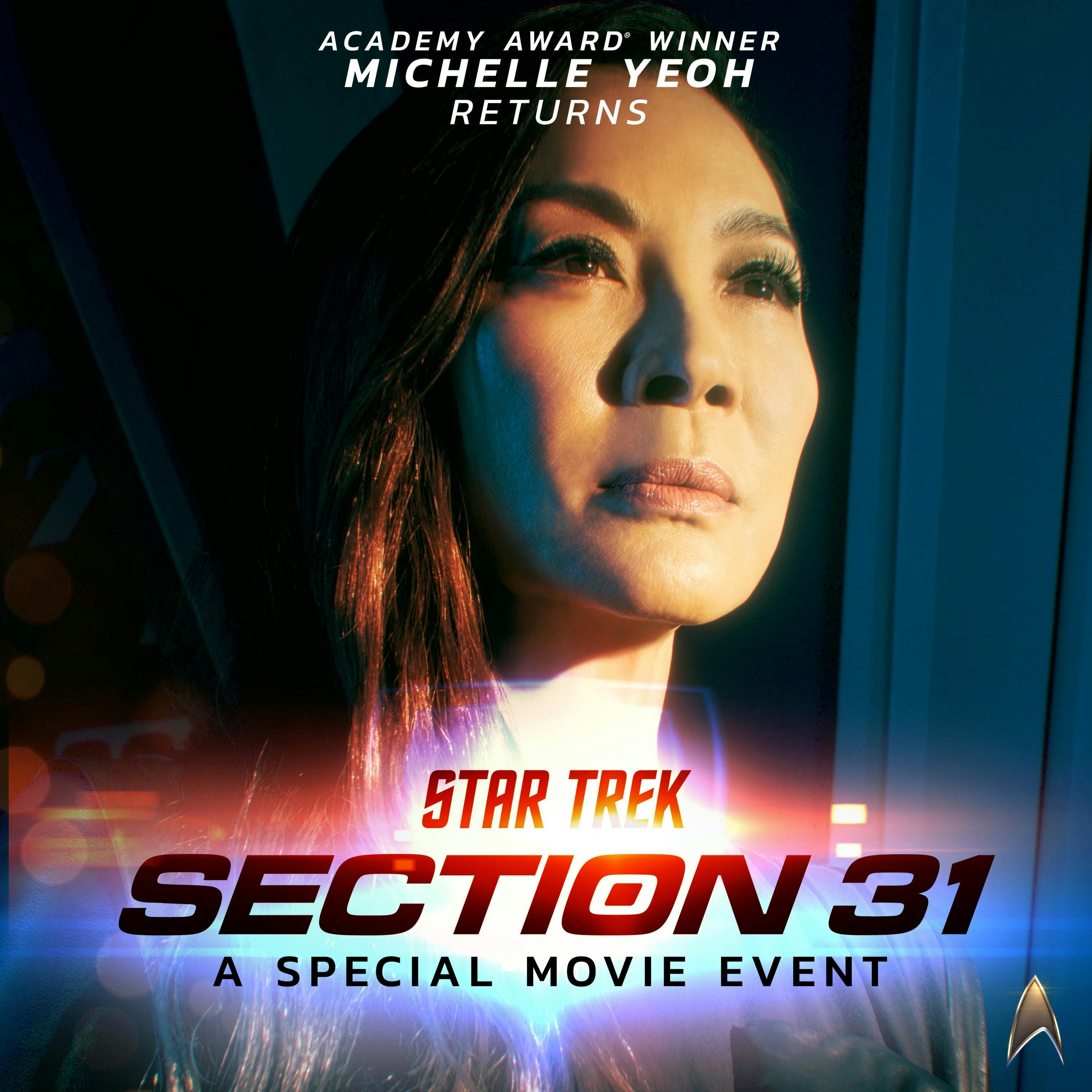 promotional art work featuring Michelle Yeoh as Philippa Georgiou for Star Trek: Section 31
