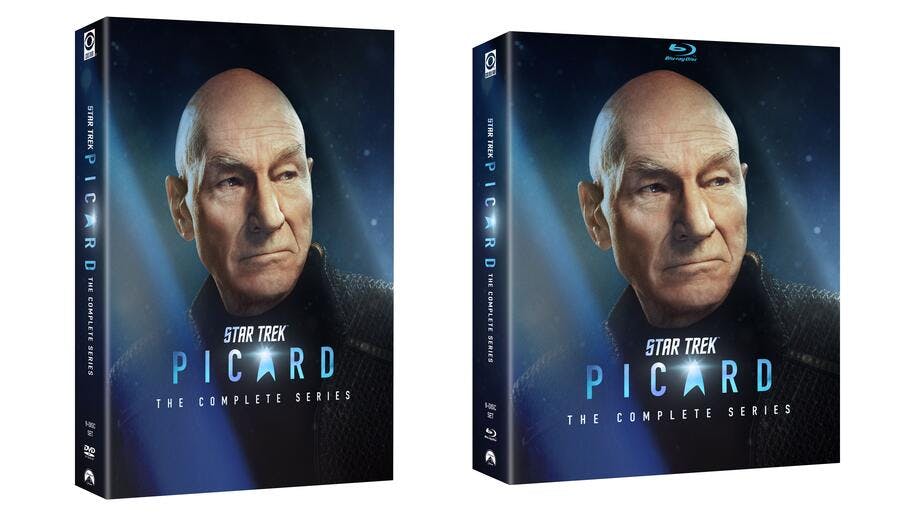 Star Trek: Picard - The Complete Series packshots (DVD, Blu-ray)