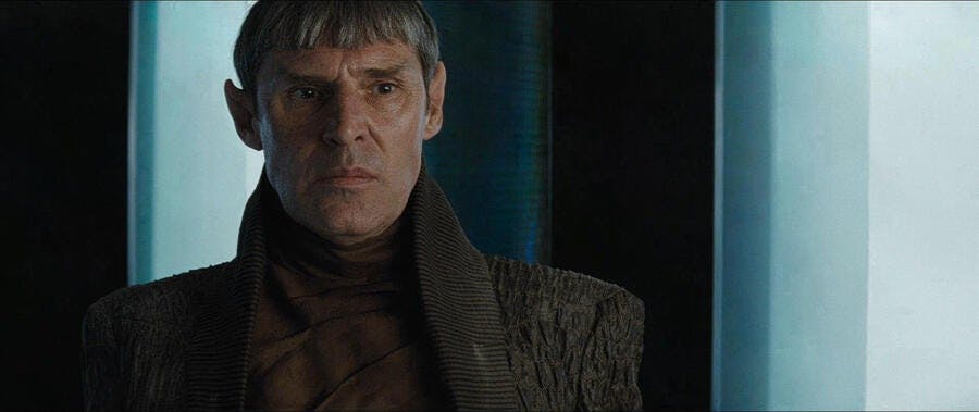 Close-up of Ben Cross as Sarek in the Kelvin Timeline