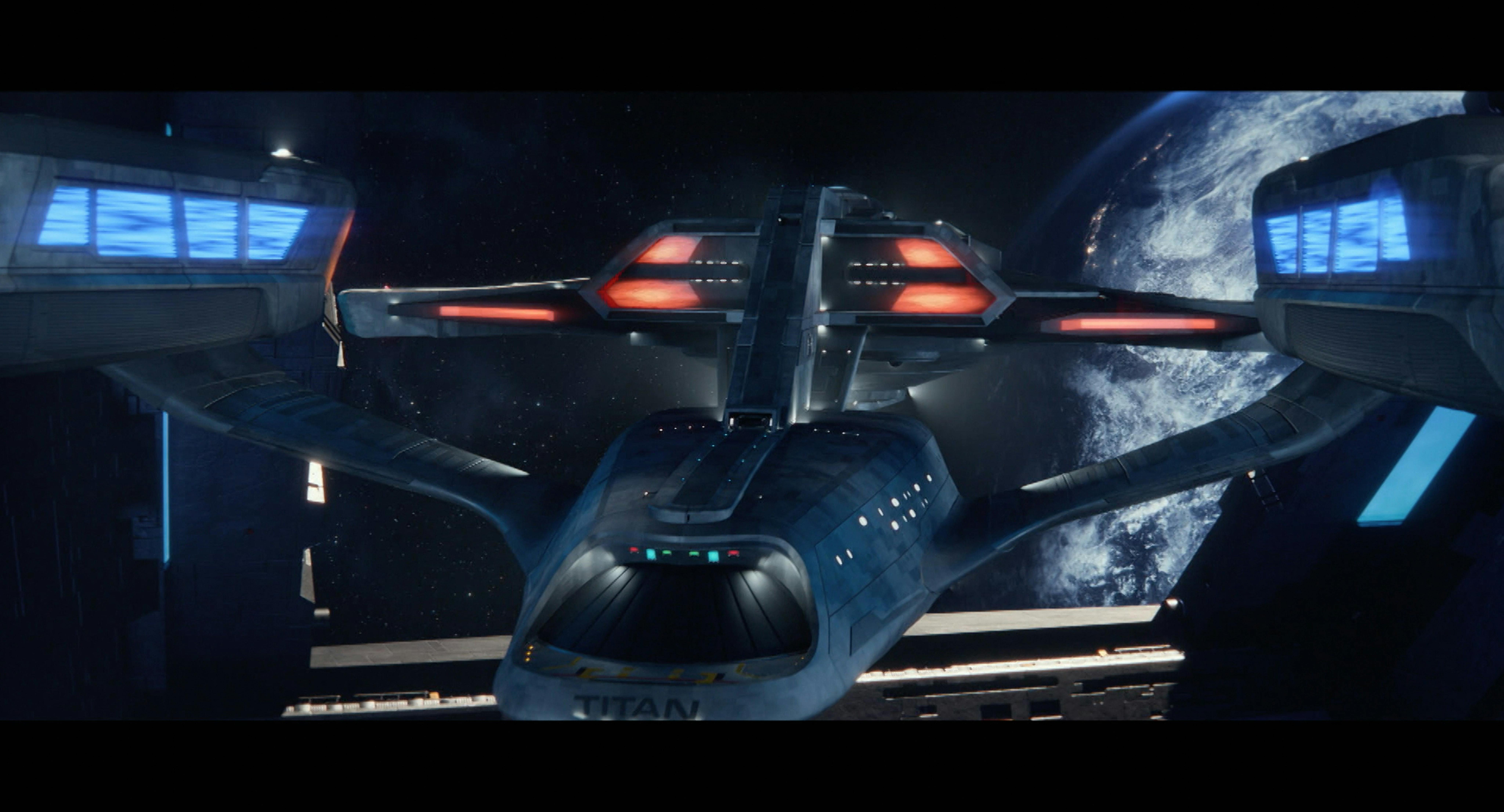Still of the U.S.S. Titan on Star Trek: Picard Season 3 teaser