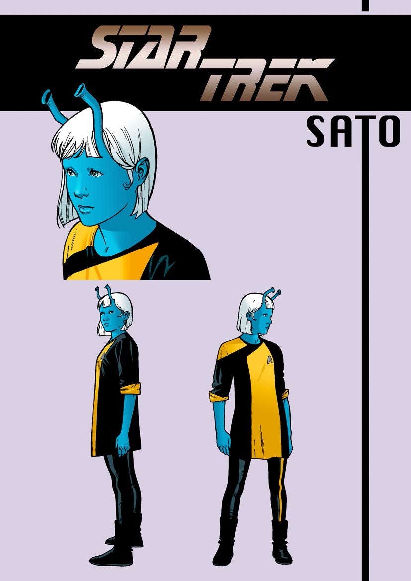 STAR TREK #1 - Sato character design by Ramon Rosanas 