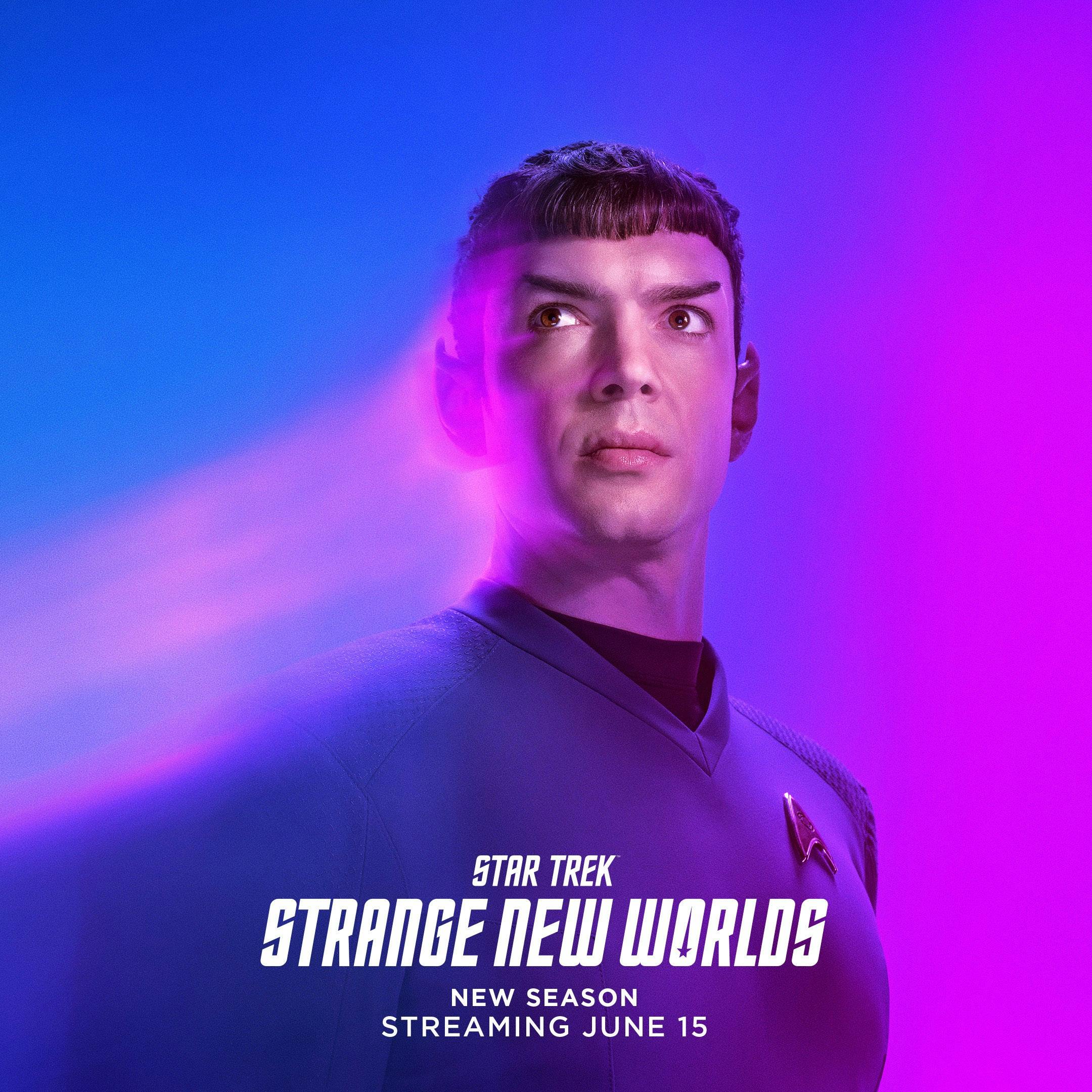 Star Trek: Strange New Worlds Season 2 Character Art | Ethan Peck as Science Officer Spock