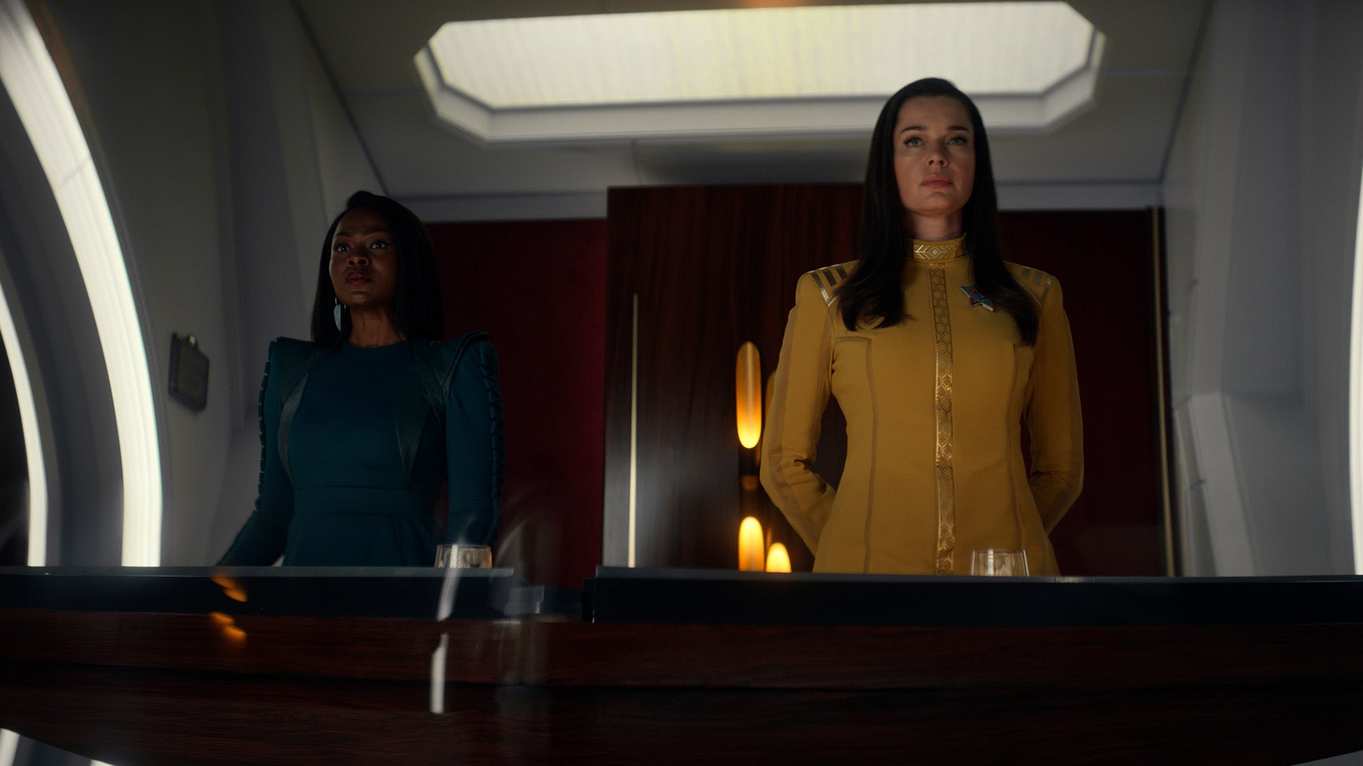 Una Chin-Riley stands at her trial alongside her representation Neera in 'Ad Astra per Aspera'