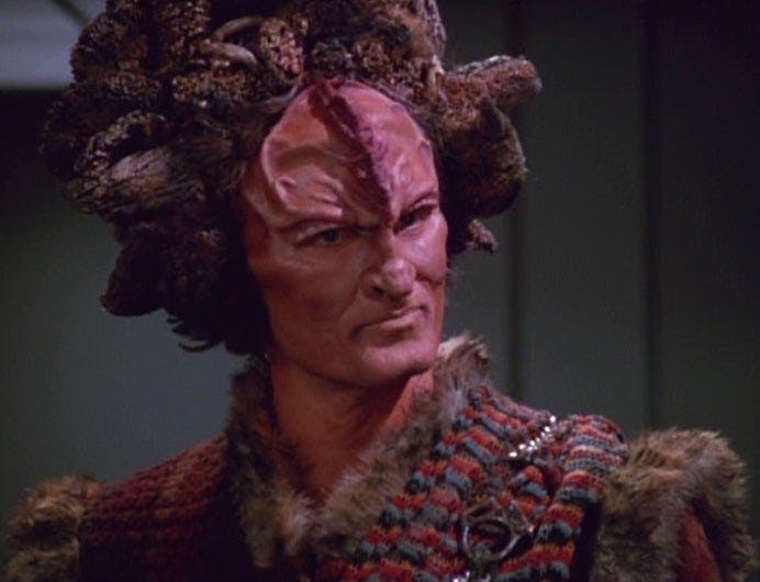 A Kazon on Star Trek: Voyager