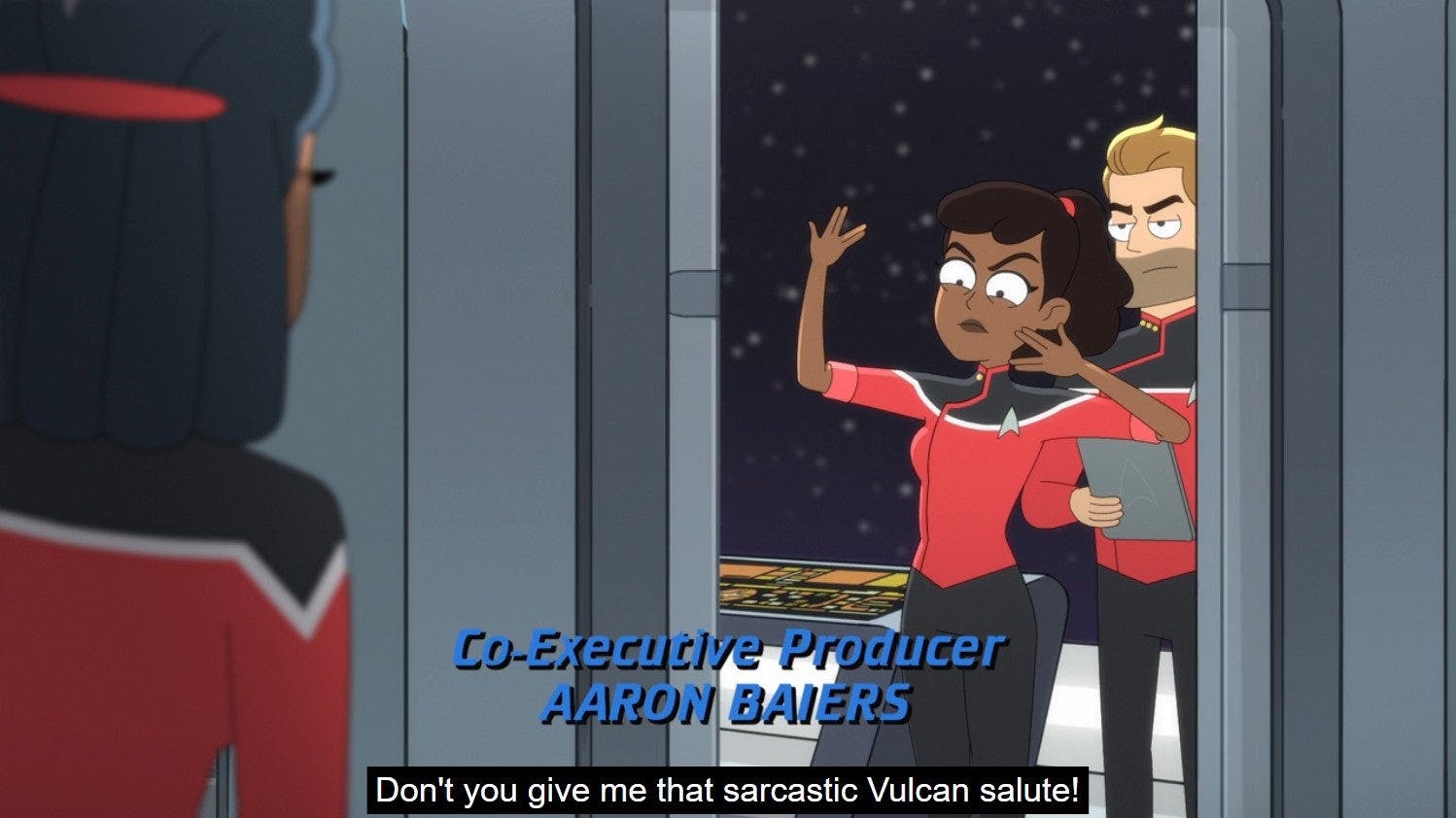 Sarcastic Vulcan Salute