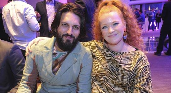 Shazad Latif and Mary Wiseman