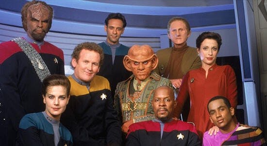 Star Trek: Deep Space Nine promotional cast photo