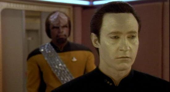 Data and Worf